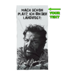Online-Verkauf von personalisierbaren Geschenken für Bud Spencer-Fans